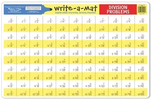 Division Write-a-Mat