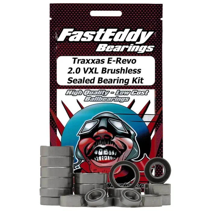 Fast Eddy Bearing Kit for Traxxas E-Revo 2.0 VXL Brushless TFE5791