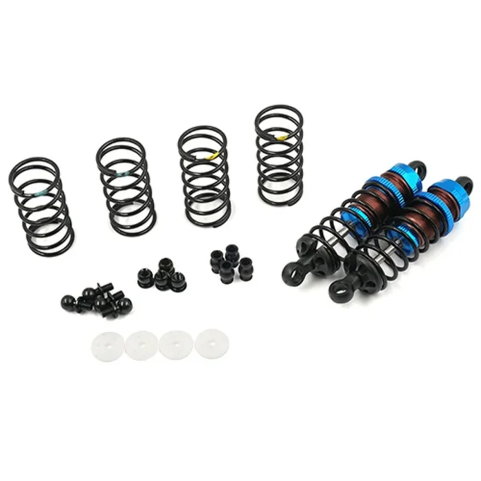 YEAH RACING BBG-0065BU ALUMINUM BIGBORE GO 65mmDAMPER SET(2PCS)FOR 1/1